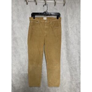 VTG J Crew Pants‎ Women 28 Ankle Velvet Pinwale Corduroy Straight Casual 31x28